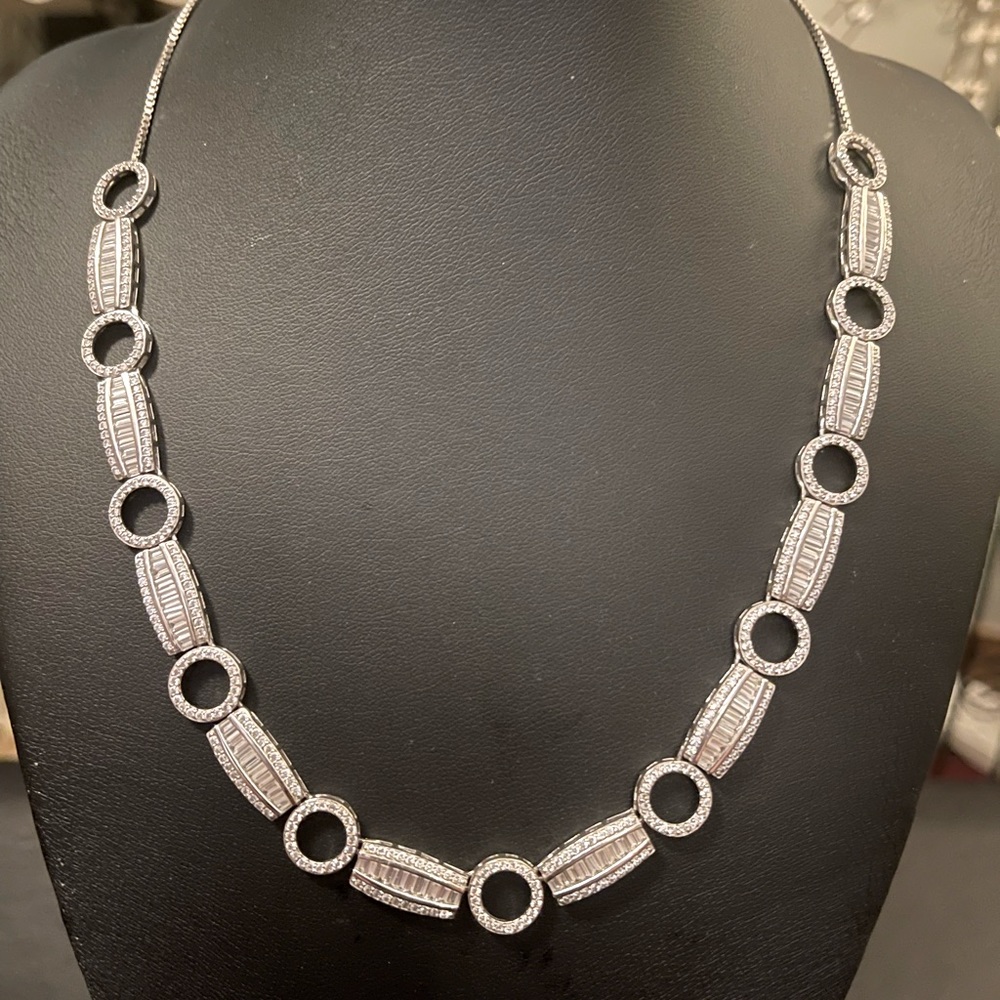 Sterling Silver Bellaluce Statement Necklace 57.6… - image 2